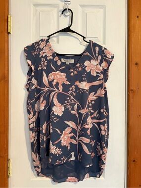 BNWT LOFT Floral Tank Blouse | Sleeveless Flowy Floral Top | Casual Chic Summer